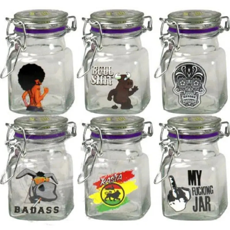 Juicy Jays Glass Jars Large