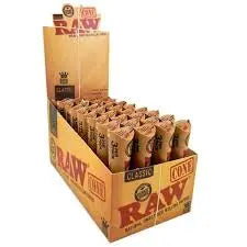 Raw Pre-rolled Cones- Pack of 3