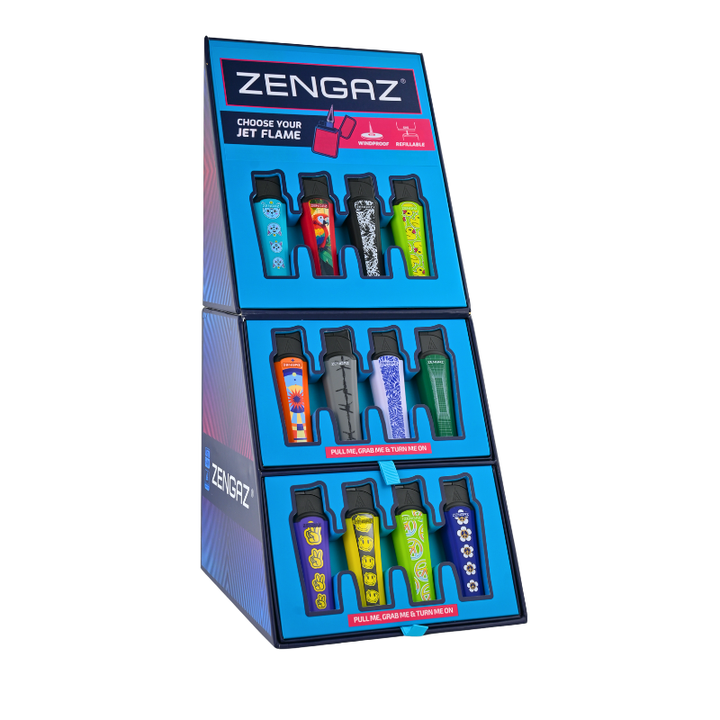 Zengaz Slim Jet (ZL-7) Series 9 Rubberized Lighter