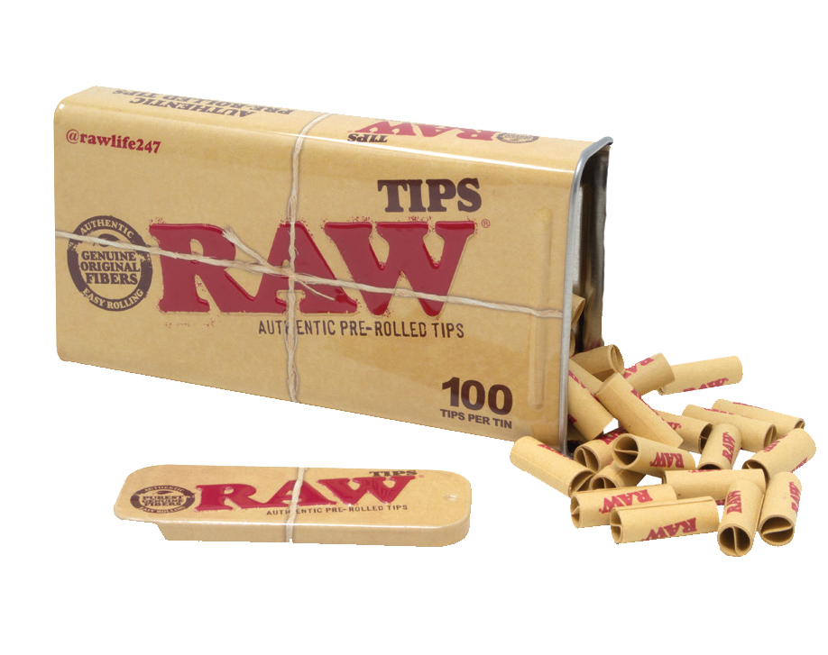 RAW Pre-Rolled Tips Tin