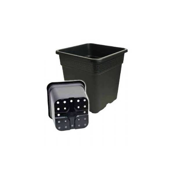 Square plastic pots