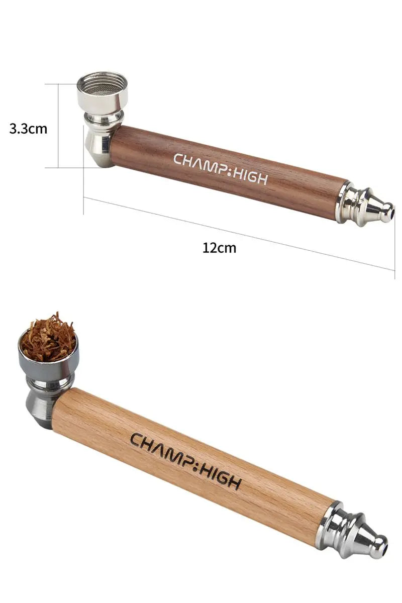 Champ High Small Wood-Metal Pipe