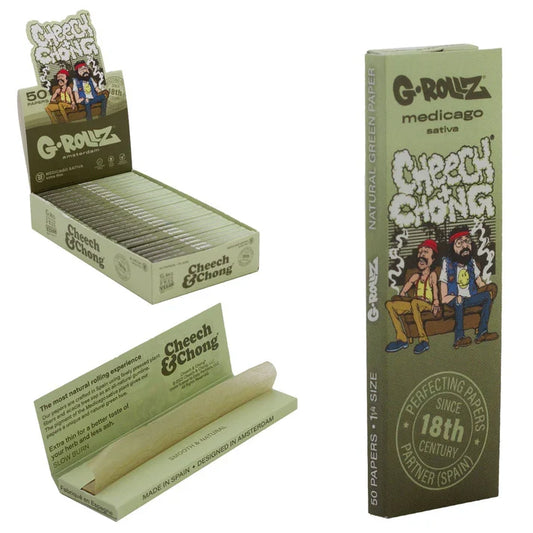 Cheech & Chong™ 'Couch' - Medicago Sativa Extra Thin - 50 '1¼' Papers