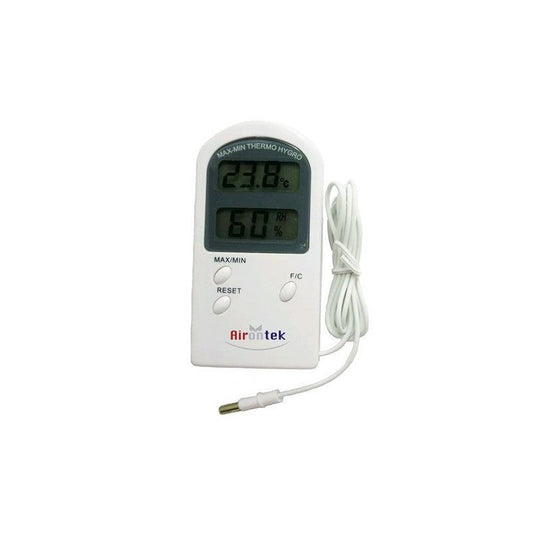 Airontek Digital Thermometer Hygrometer With Probe