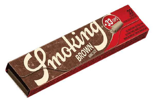 SMOKING BROWN KING SIZE + TIPS