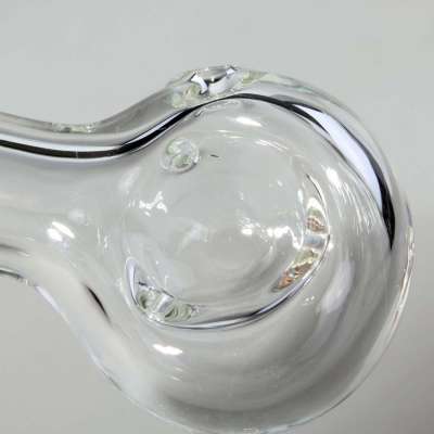 Black Leaf Spoon Pipe for Resins