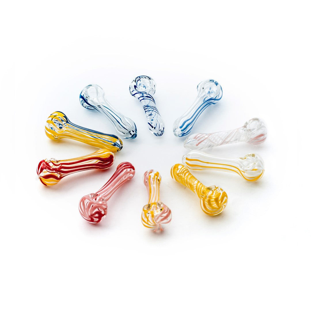 Glass Spoon Pipe 8cm