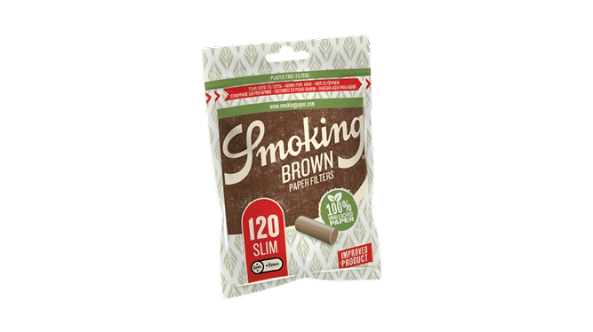 Smoking Brown Slim Filters 120