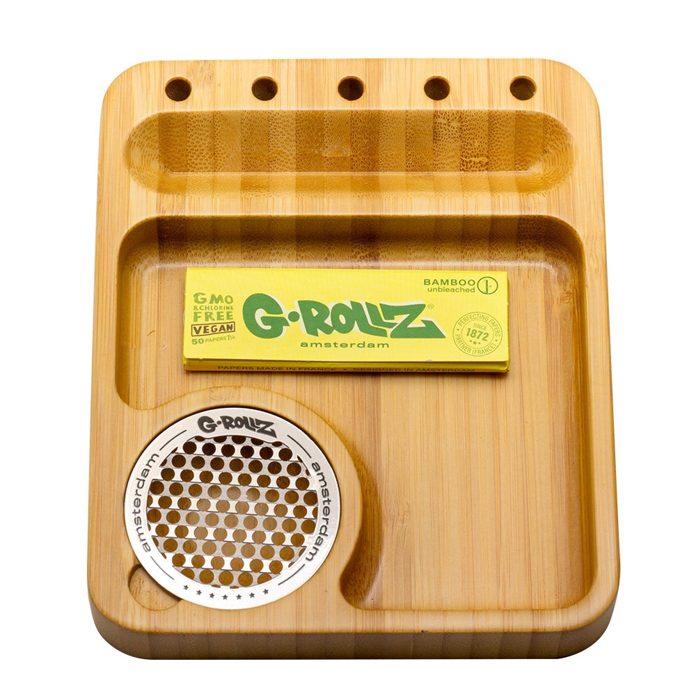 G-Rollz Move Bamboo Tray 15x12.4cm