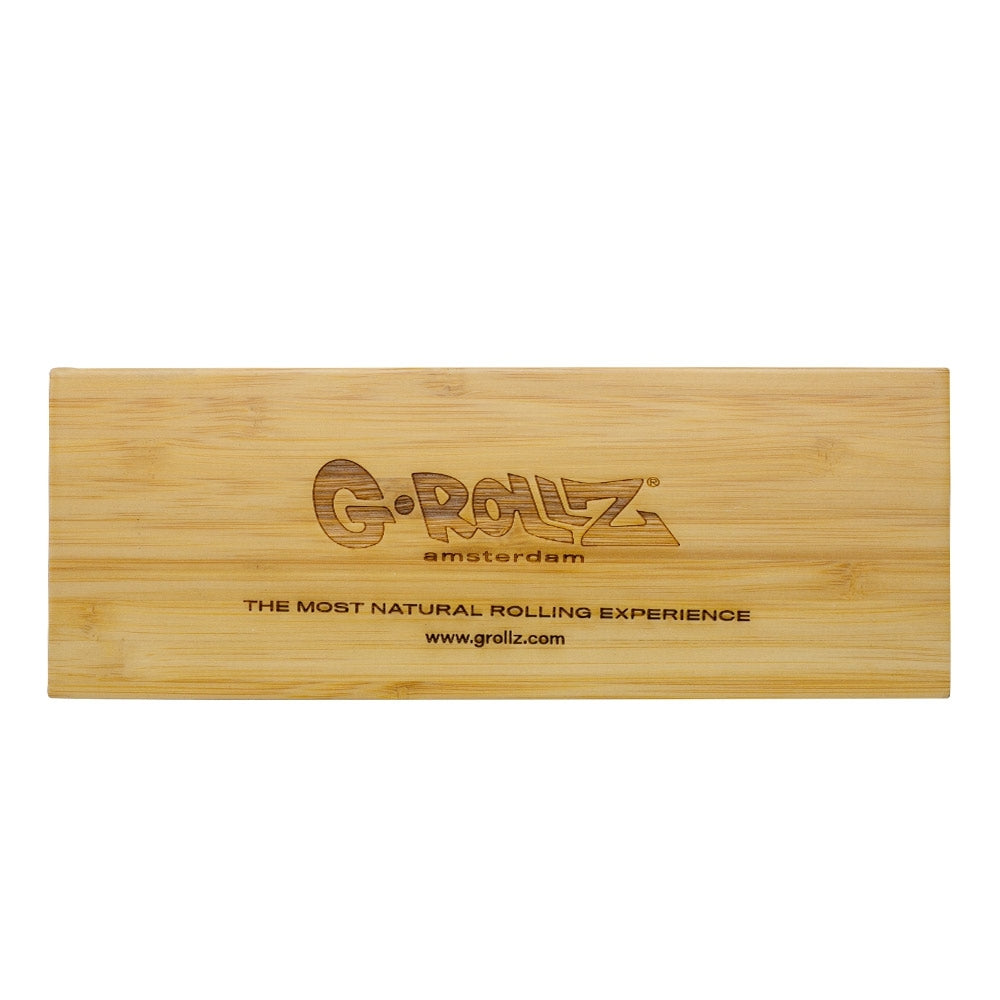 G-Rollz Small Portable Bamboo Tray 20cm x7cm x 2cm
