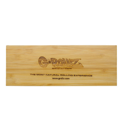 G-Rollz Small Portable Bamboo Tray 20cm x7cm x 2cm