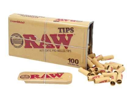 RAW Pre-Rolled Tips Tin