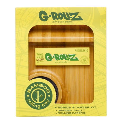 G-Rollz Move Bamboo Tray 15x12.4cm