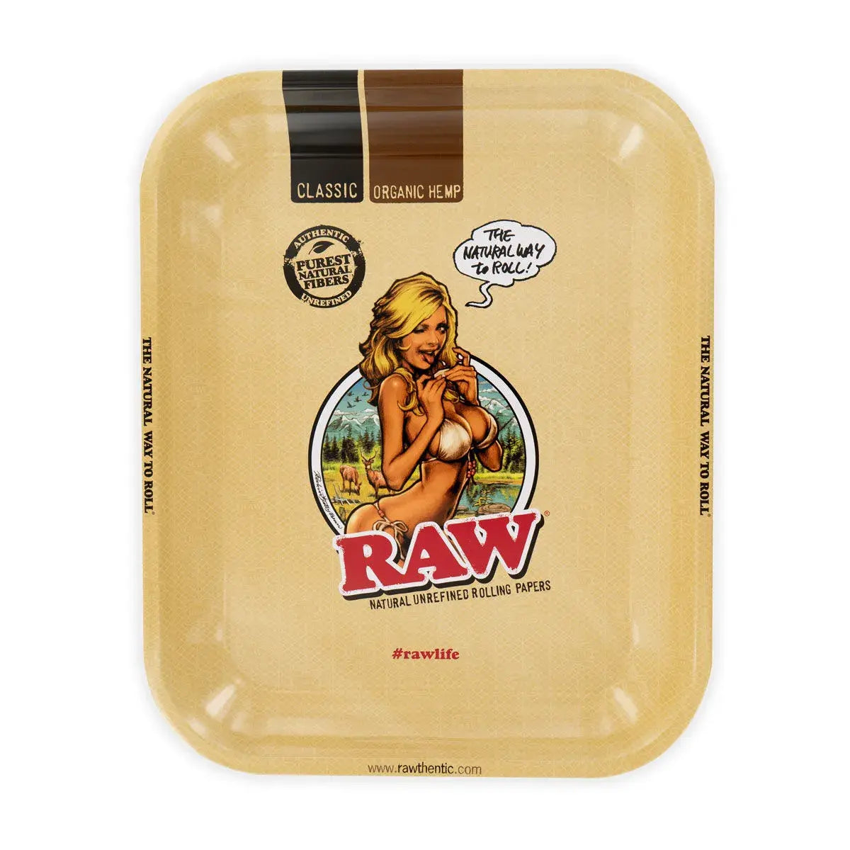 RAW Bikini Girl Rolling Tray Large