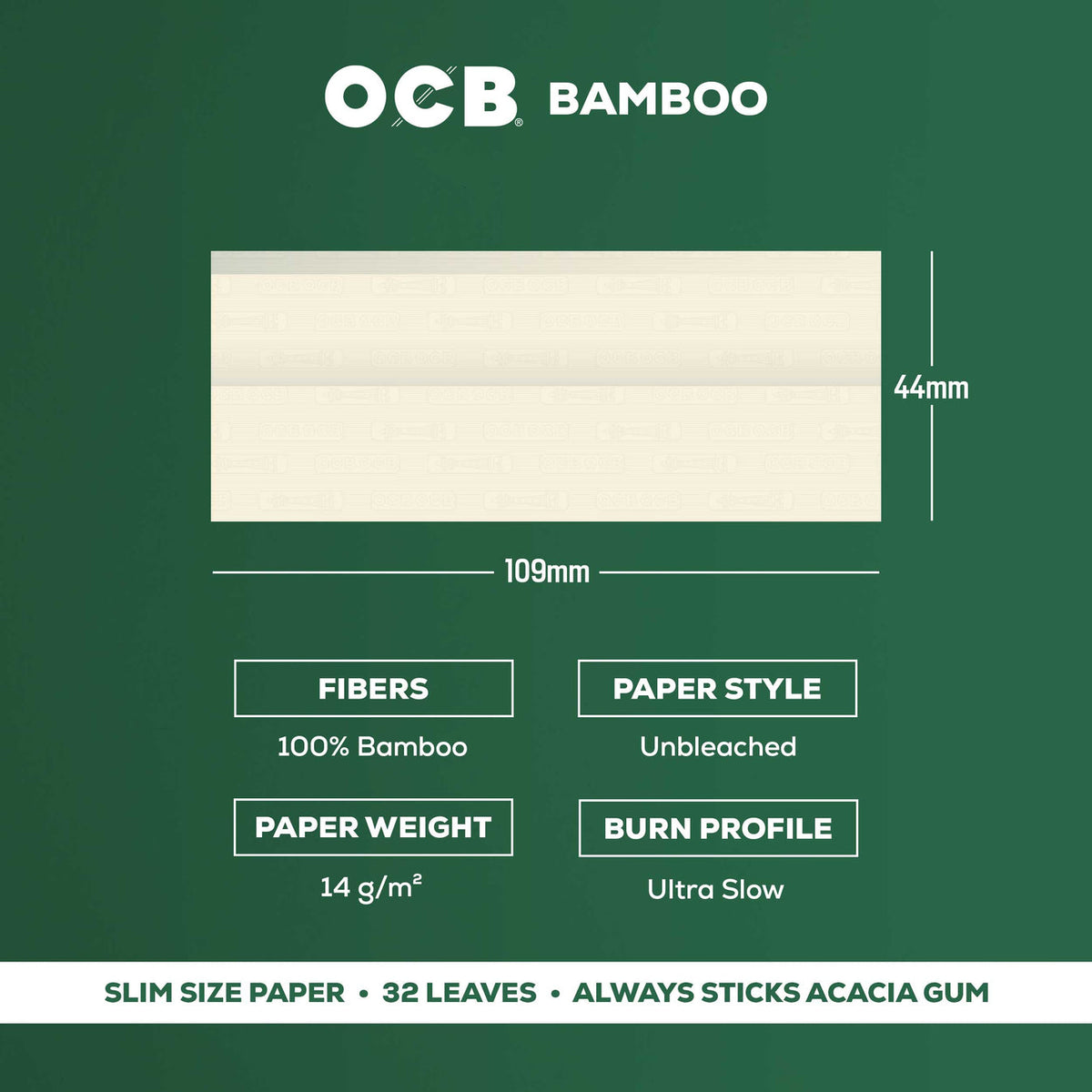 OCB Bamboo Slim