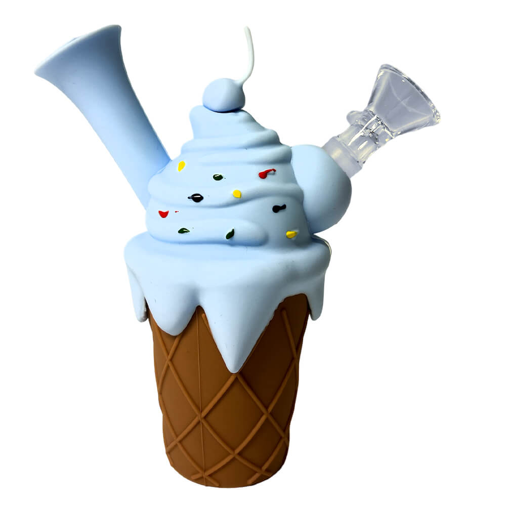 Ice Cream Cone Silicone Pipe  14cm