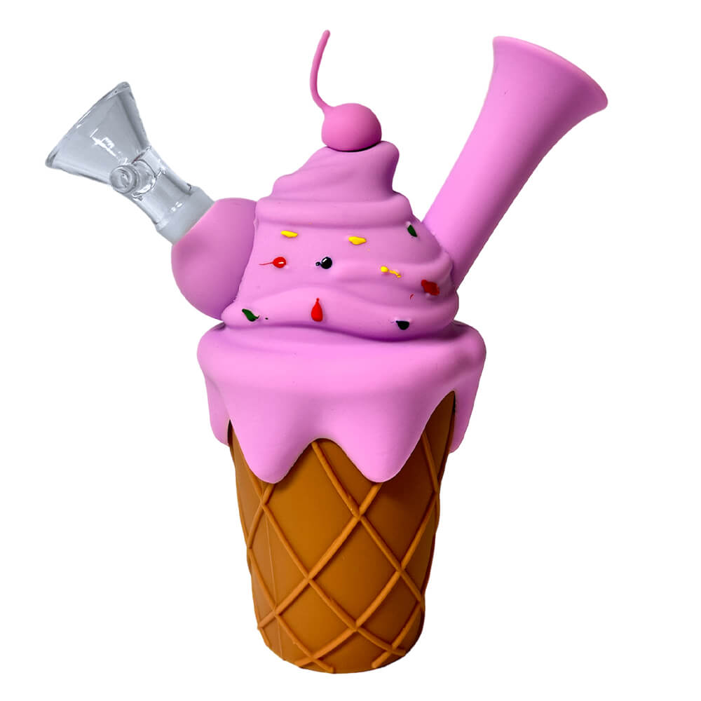 Ice Cream Cone Silicone Pipe  14cm